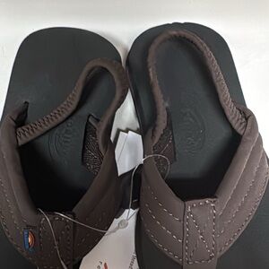 Rainbow Brown Kids Flip Flops